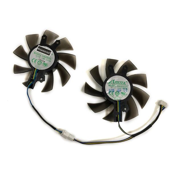 2pcs/set p106 gpu fan 75mm ga82s2h for galax gtx-1060 kfa2 gtx 1060 gainward gtx1060 chasing version card cooling as replacement
2pcs/set p106 gpu fan 75mm ga82s2h for galax gtx-1060 kfa2 gtx 1060 gainward gtx1060 chasing version card cooling as replacement