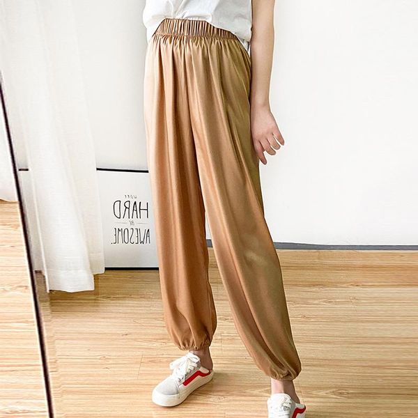 yoga outfits gym workout satin silk female training pants high waist loose sport leggings women fitness casual activewear running, White;red
yoga outfits gym workout satin silk female training pants high waist loose sport leggings women fitness casual activewear running, White;red
