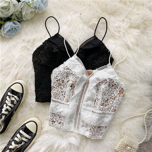 2021 new beautiful back sling camisole thin lace wrap underwear female student anti-glare bra aory, White
2021 new beautiful back sling camisole thin lace wrap underwear female student anti-glare bra aory, White