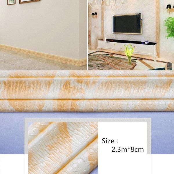 3d self-adhesive waterproof border wall sticker corner line wall edge strip wall sticker tiles wallpaper border home decor
3d self-adhesive waterproof border wall sticker corner line wall edge strip wall sticker tiles wallpaper border home decor