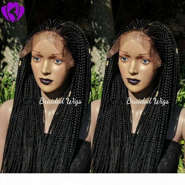synthetic lace front wig black dark brown micro braided wig with for american women heat resistant fiber box braid wig glueless, Black;brown
synthetic lace front wig black dark brown micro braided wig with for american women heat resistant fiber box braid wig glueless, Black;brown