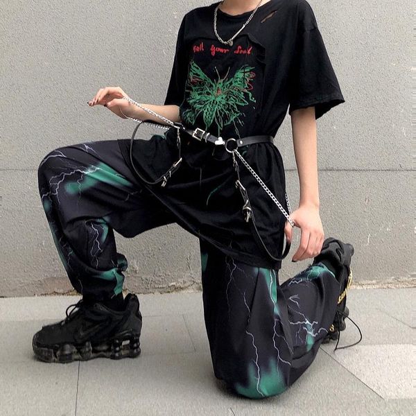 women's pants & capris hip hop joggers women autumn grunge aesthetic sweatpants streetwear goth korean style fashion high waist gothic, Black;white
women's pants & capris hip hop joggers women autumn grunge aesthetic sweatpants streetwear goth korean style fashion high waist gothic, Black;white