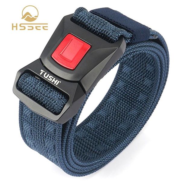 hssee official genuine men's tactical belt 1200d soft real nylon matte black hard metal buckle nylon belt, Black;gray
hssee official genuine men's tactical belt 1200d soft real nylon matte black hard metal buckle nylon belt, Black;gray
