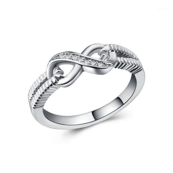wedding rings huitan infinity knot ring with cubic zircon micro pave silver plated eternal love engagement for women&girlfriend1, Slivery;golden
wedding rings huitan infinity knot ring with cubic zircon micro pave silver plated eternal love engagement for women&girlfriend1, Slivery;golden