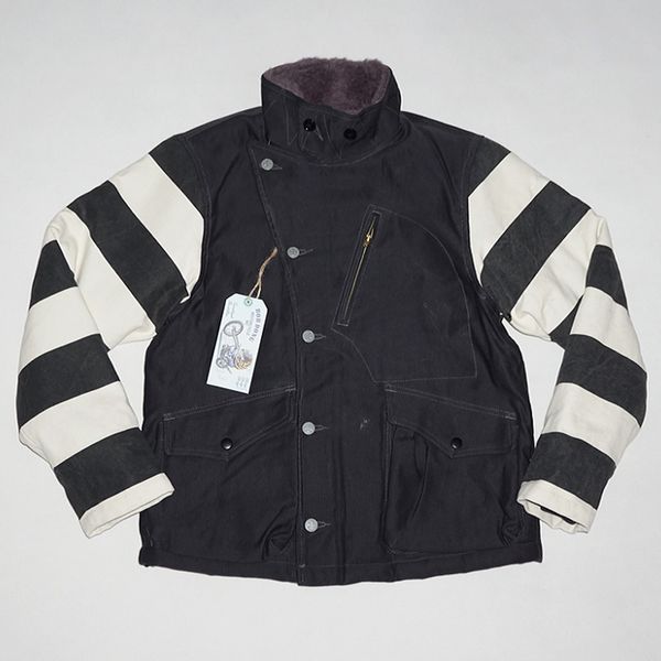 male motorcycle striped prison shredded winter jacket aviator coats j1r2, Black;brown
male motorcycle striped prison shredded winter jacket aviator coats j1r2, Black;brown