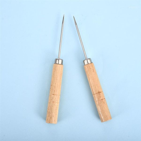 2pcs wooden handle awls diy leather tent sewing awl pin punch hole shoes repair tool hand stitcher leather craft needle1, Black
2pcs wooden handle awls diy leather tent sewing awl pin punch hole shoes repair tool hand stitcher leather craft needle1, Black
