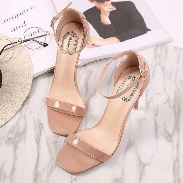 Fashion Ankle Strap Women Casual Sandals Open Toe Summer High Heel Shoes Buckle Ladies Office Work Sandalias Shoes Zapatos Mujer #8C65, Black 
Fashion Ankle Strap Women Casual Sandals Open Toe Summer High Heel Shoes Buckle Ladies Office Work Sandalias Shoes Zapatos Mujer #8C65, Black