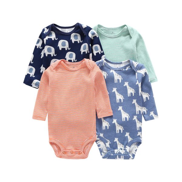 long sleeve cartoon animal print bodysuit baby boy girl body suit 2020 summer newborn bodysuits clothes cotton 4pcs/set t200706, Blue
long sleeve cartoon animal print bodysuit baby boy girl body suit 2020 summer newborn bodysuits clothes cotton 4pcs/set t200706, Blue