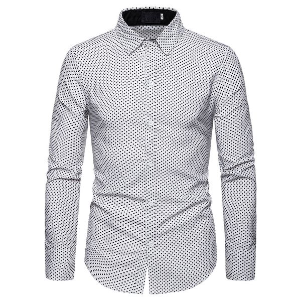 vogue nice pop autumn shirt fashion men clothes slim fit long sleeve shirt male polka dot casual men shirt plus size s-2xl c1211, White;black
vogue nice pop autumn shirt fashion men clothes slim fit long sleeve shirt male polka dot casual men shirt plus size s-2xl c1211, White;black