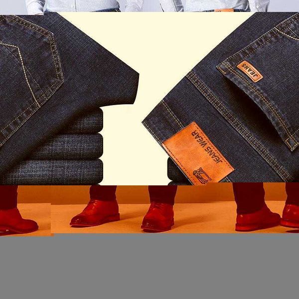 men's jeans 2021 men stretch male classic elasticity business fashion comfortable solid slim straight long denim pants,807, Blue
men's jeans 2021 men stretch male classic elasticity business fashion comfortable solid slim straight long denim pants,807, Blue