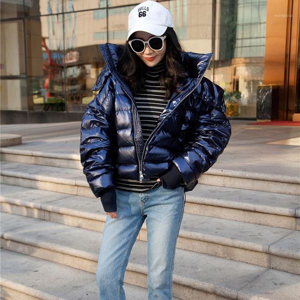 winter 2020 female jacket white duck glossy finish short parkas coat new thick warm loose casual oversized women jacket a741, Black
winter 2020 female jacket white duck glossy finish short parkas coat new thick warm loose casual oversized women jacket a741, Black