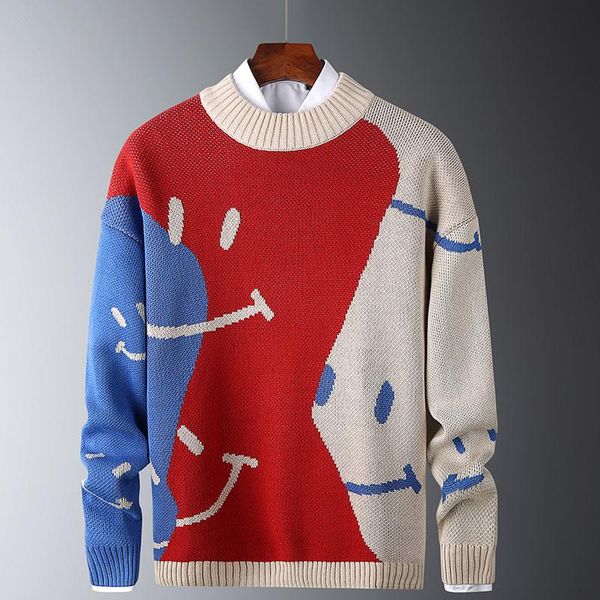men's sweaters winter knitted sweater 2021 autumn casual pullover vintage black slim fit long sleeve male for men, White;black
men's sweaters winter knitted sweater 2021 autumn casual pullover vintage black slim fit long sleeve male for men, White;black