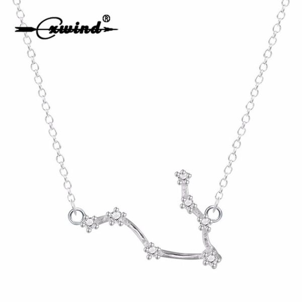 pendant necklaces fshion zircon trendy gemini zodiac star signs astrology necklace 12 constellation for women party boho bijoux, Silver
pendant necklaces fshion zircon trendy gemini zodiac star signs astrology necklace 12 constellation for women party boho bijoux, Silver