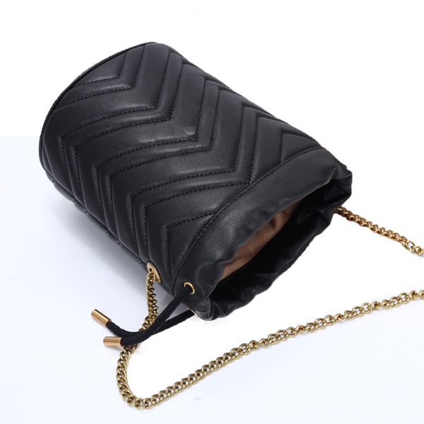 quality bucket bag round shoulder bags girls drawstring quilted wallets genuine leather purse luxury handbags lady cell phone pocket crossbo, Red;black
quality bucket bag round shoulder bags girls drawstring quilted wallets genuine leather purse luxury handbags lady cell phone pocket crossbo, Red;black
