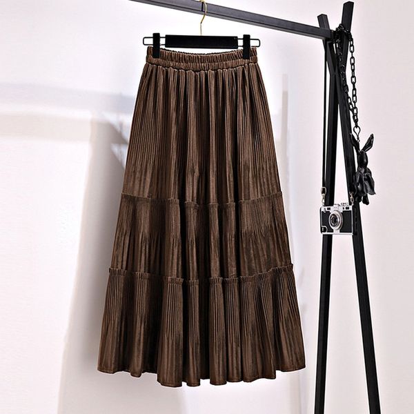 gigogou golden velvet women skirt sweet cake layered long midi pleated skirt vintage tiered tulle pleated ins a line skirt q1209, Black
gigogou golden velvet women skirt sweet cake layered long midi pleated skirt vintage tiered tulle pleated ins a line skirt q1209, Black