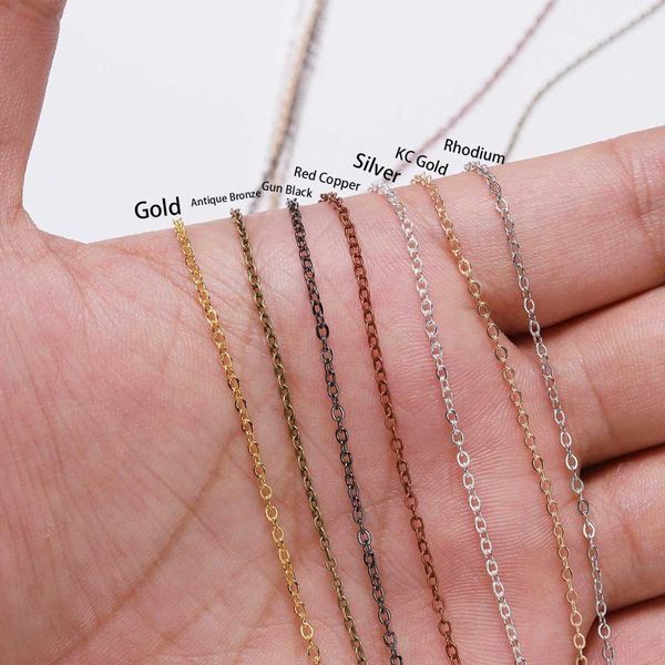 5m/lot width 1.5 2mm gold copper oval link necklace chain for jewelry making findings accessories bracelet diy supplies wmtggf petsyard
5m/lot width 1.5 2mm gold copper oval link necklace chain for jewelry making findings accessories bracelet diy supplies wmtggf petsyard
