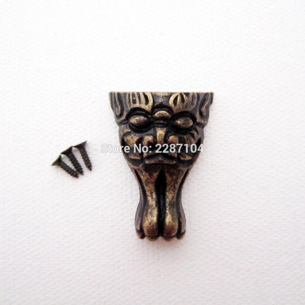 4pcs decorative brass vintage angel face cheetah jewelry chest box wood furniture feet leg corner protector screw bbycwm
4pcs decorative brass vintage angel face cheetah jewelry chest box wood furniture feet leg corner protector screw bbycwm