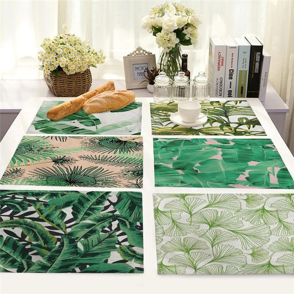 mats & pads 1pcs tropical plants pattern kitchen placemat dining table cotton linen pad bowl cup mat 42*32cm home decor mp0026
mats & pads 1pcs tropical plants pattern kitchen placemat dining table cotton linen pad bowl cup mat 42*32cm home decor mp0026