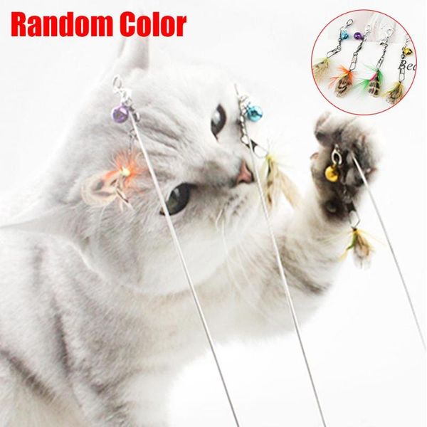 3pcs plastic feather insect bell pet cats teaser interactive stick rod wand play toy cat supplies funny cat stick random color
3pcs plastic feather insect bell pet cats teaser interactive stick rod wand play toy cat supplies funny cat stick random color