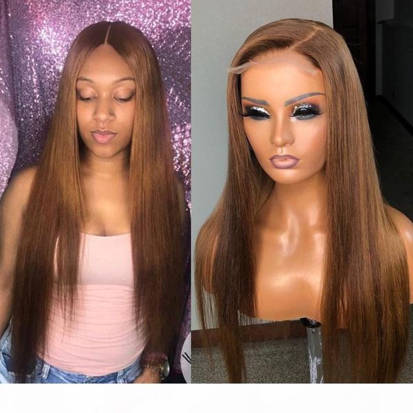 150% #6 brown color straight lace front human hair wigs with baby hair brazilian remy 13x6 lace front wig bleached knots, Black;brown
150% #6 brown color straight lace front human hair wigs with baby hair brazilian remy 13x6 lace front wig bleached knots, Black;brown