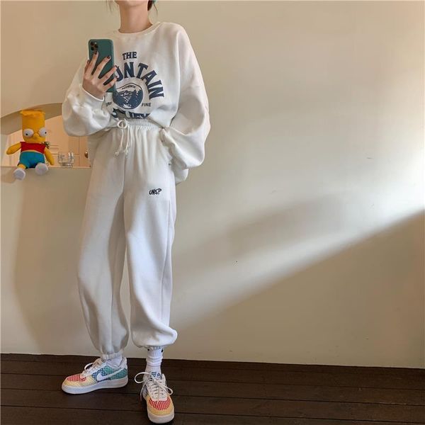 women sport drawstring jogging pants winter warm loose sportwear trousers female fashion casual streetwear cargo pants, Black;white
women sport drawstring jogging pants winter warm loose sportwear trousers female fashion casual streetwear cargo pants, Black;white