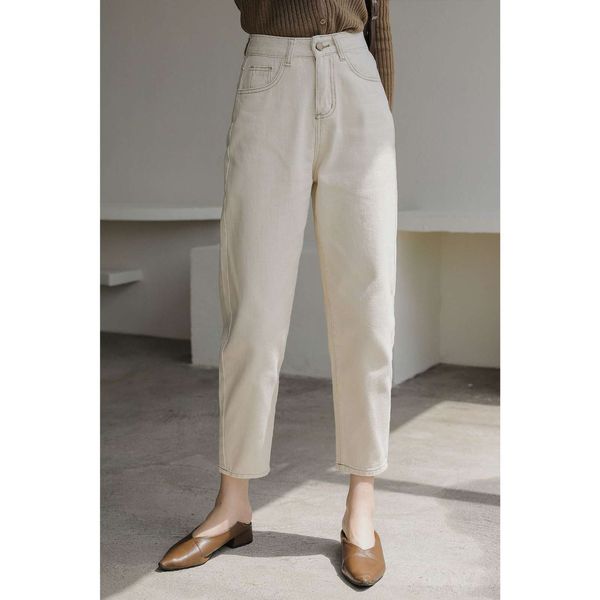 2020 new korean fashion loose harem pants capris small feet white high waist jeans women autumn winter, Blue
2020 new korean fashion loose harem pants capris small feet white high waist jeans women autumn winter, Blue