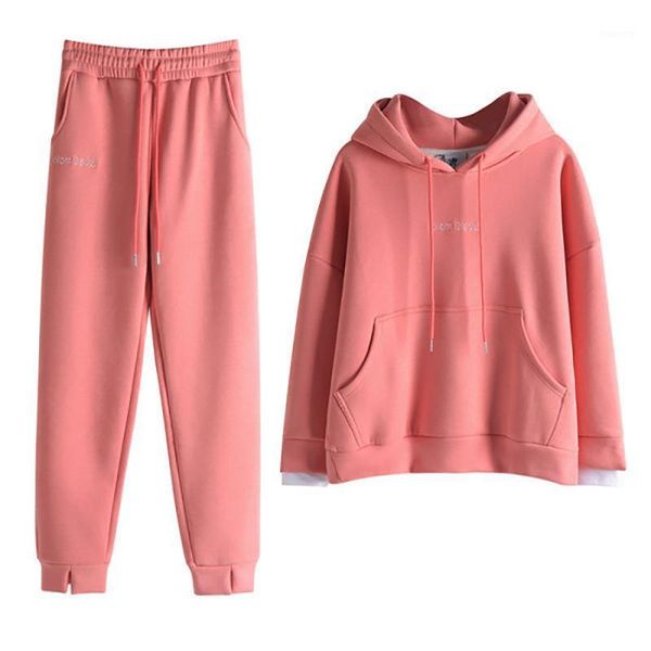 gym clothing 2021 spring autumn 2 pieces women's tracksuit set oversize hoodie sweatpants suit jogging pants female letter sports suits, White;black
gym clothing 2021 spring autumn 2 pieces women's tracksuit set oversize hoodie sweatpants suit jogging pants female letter sports suits, White;black