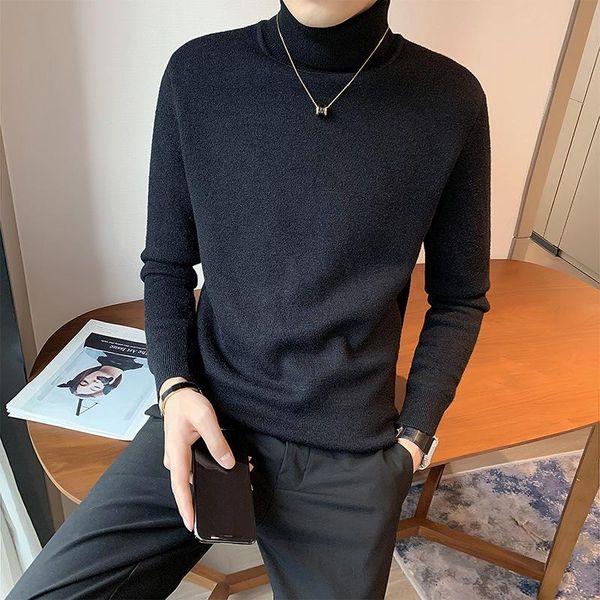 new men winter fall long sleeves knitted turtleneck sweaters male solid color slim fit pullovers autumn casual sweaters knitwear, White;black
new men winter fall long sleeves knitted turtleneck sweaters male solid color slim fit pullovers autumn casual sweaters knitwear, White;black