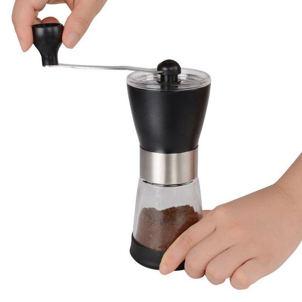 manual coffee grinder, ceramic coffee mill, adjustable grind, glass jar, built to last, rated
manual coffee grinder, ceramic coffee mill, adjustable grind, glass jar, built to last, rated