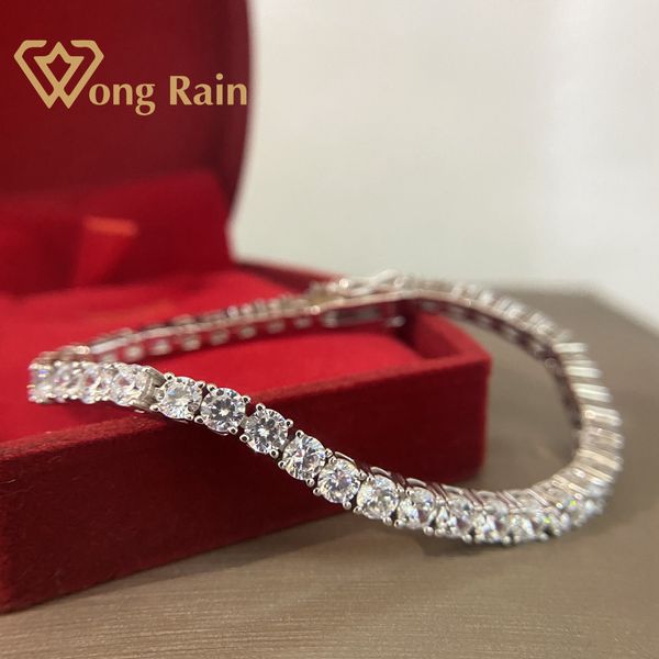 wong rain 925 sterling silver created moissanite gemstone bangle charm wedding bracelet fine jewelry wholesale drop shipping 201211, Black
wong rain 925 sterling silver created moissanite gemstone bangle charm wedding bracelet fine jewelry wholesale drop shipping 201211, Black