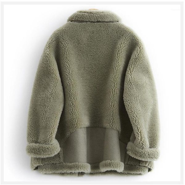 women's fur & faux and autumn winter women's version of the solid color section sheep shearing coat 2021 female compound coat1, Black
women's fur & faux and autumn winter women's version of the solid color section sheep shearing coat 2021 female compound coat1, Black