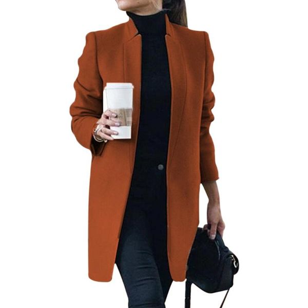 women's jackets wool coat women casual solid color long sleeve stand collarslim jacket plus size 5xl autumn winter fashion, Black;brown
women's jackets wool coat women casual solid color long sleeve stand collarslim jacket plus size 5xl autumn winter fashion, Black;brown