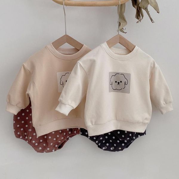 2021 new autumn newborn boys clothes set cotton cartoon print long sleeve sweatshirt + shorts suit baby girls outfits ykbi, White
2021 new autumn newborn boys clothes set cotton cartoon print long sleeve sweatshirt + shorts suit baby girls outfits ykbi, White