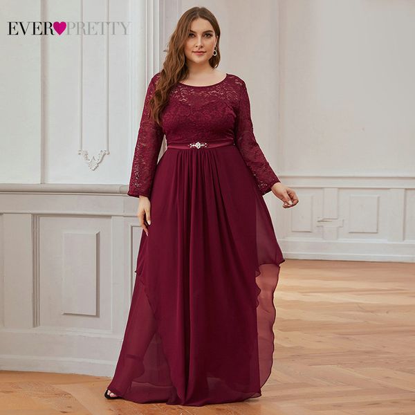 plus size evening dresses long sleeve ever pretty a-line o-neck beaded floral lace formal party gowns abendkleider 2020 lj201119, White;black
plus size evening dresses long sleeve ever pretty a-line o-neck beaded floral lace formal party gowns abendkleider 2020 lj201119, White;black