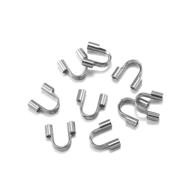 30pcs stainless steel wire protectors wire guard guardian protectors loops u shape clasps connector for jewelry making jllula, Silver
30pcs stainless steel wire protectors wire guard guardian protectors loops u shape clasps connector for jewelry making jllula, Silver
