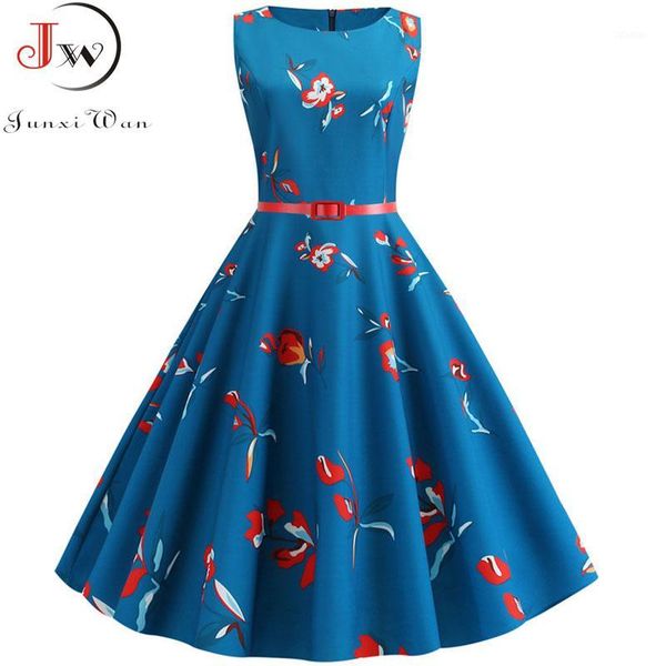 casual dresses floral printed women summer 2021 elegant o-neck sleeveless tank robe vintage rockabilly dress pinup swing with belt1, Black;gray
casual dresses floral printed women summer 2021 elegant o-neck sleeveless tank robe vintage rockabilly dress pinup swing with belt1, Black;gray