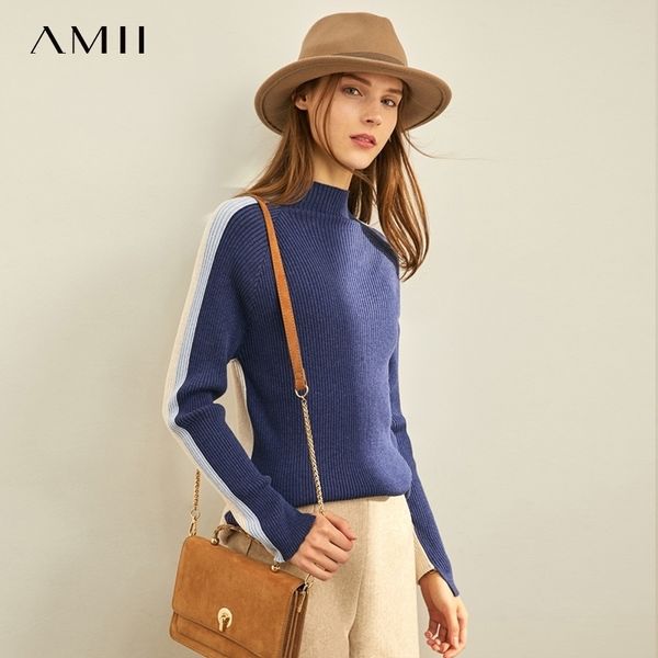 amii spring foreign style women's woolen t-shirt new style outside half high neck fit pullover bottoming 11940640 201111, White;black
amii spring foreign style women's woolen t-shirt new style outside half high neck fit pullover bottoming 11940640 201111, White;black