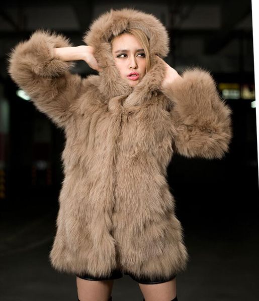 europe and the united states autumn and winter new women's coat imitation fox fur faux fur coat ladies coat fox fur mnb, Black
europe and the united states autumn and winter new women's coat imitation fox fur faux fur coat ladies coat fox fur mnb, Black