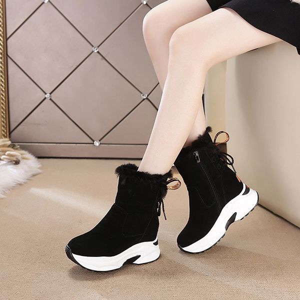 swyivy genuine leather snow boots female casual shoes velvet fur snow shoes black 2020 wedges chunky sneakers fur ankle boot
swyivy genuine leather snow boots female casual shoes velvet fur snow shoes black 2020 wedges chunky sneakers fur ankle boot