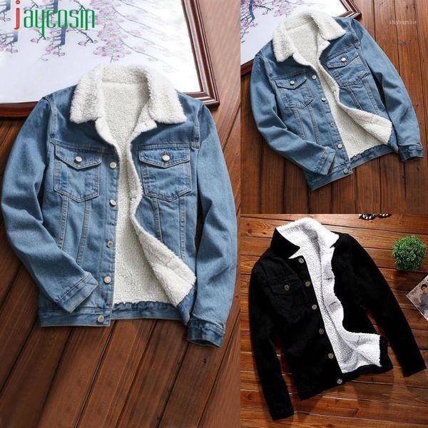 jaycosin jacket new winter denim women jacket women vintage lambswool warm jean jackets trendy wide long sleeve outwear coat 091, Black;brown
jaycosin jacket new winter denim women jacket women vintage lambswool warm jean jackets trendy wide long sleeve outwear coat 091, Black;brown