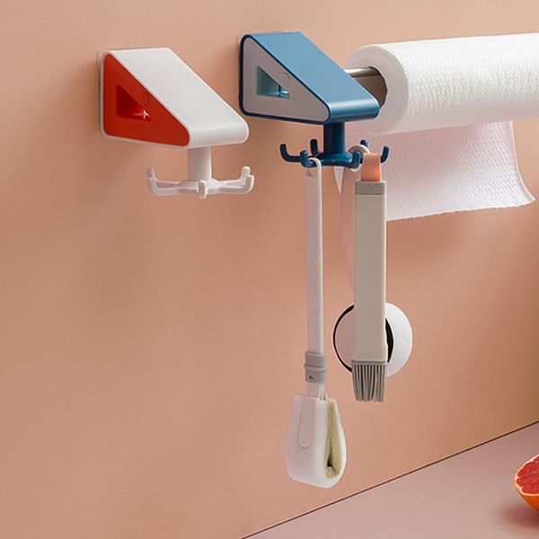 hooks & rails 40#1pc multi-purpose towel and paper holder wall mounted kitchen 360°rotating with hook utensil
hooks & rails 40#1pc multi-purpose towel and paper holder wall mounted kitchen 360°rotating with hook utensil