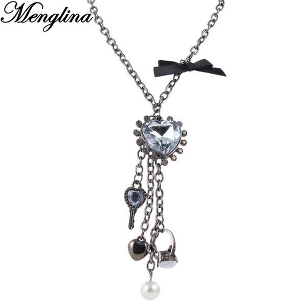 pendant necklaces fashion jewelry long silver color chain crystal heart love necklace metal key tassel & pendants bijoux femme
pendant necklaces fashion jewelry long silver color chain crystal heart love necklace metal key tassel & pendants bijoux femme