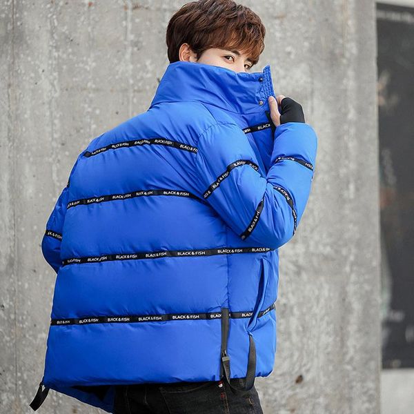 men's down & parkas winter 2021 thicken cotton padded parka clothes arrival jacket casual warm streetwear coat letter print with ribbon, Black
men's down & parkas winter 2021 thicken cotton padded parka clothes arrival jacket casual warm streetwear coat letter print with ribbon, Black