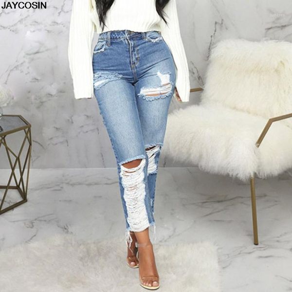 jaycosin jeans women's high waist hole jeans button pants trousers bell-bottom pants 2020 new vaqueros de mujer jeansy damskie1, Blue
jaycosin jeans women's high waist hole jeans button pants trousers bell-bottom pants 2020 new vaqueros de mujer jeansy damskie1, Blue