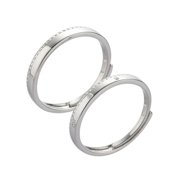 uloveido 925 sterling silver ring couple rings a pair of simple personality japanese and korean opening rings salrg137, Golden;silver
uloveido 925 sterling silver ring couple rings a pair of simple personality japanese and korean opening rings salrg137, Golden;silver