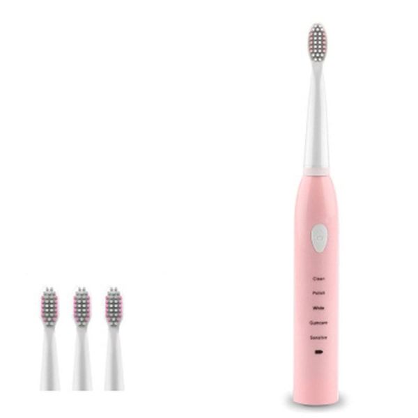 rechargeable electric toothbrush sonic toothbrush deep clean teeth 3 brush head dental care brush fashion sale
rechargeable electric toothbrush sonic toothbrush deep clean teeth 3 brush head dental care brush fashion sale