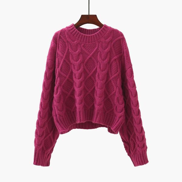 women's sweaters fdfklak twist sweater women 2021 autumn winter solid o neck pullover thicken korean style knitted long sleeve jumpers, White;black
women's sweaters fdfklak twist sweater women 2021 autumn winter solid o neck pullover thicken korean style knitted long sleeve jumpers, White;black