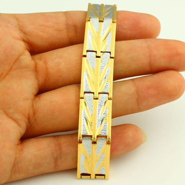 new arrival width 14mm mens bracelet gold/silver plated classic dubai bracelets&bangles india jewelry wholesale, Black
new arrival width 14mm mens bracelet gold/silver plated classic dubai bracelets&bangles india jewelry wholesale, Black