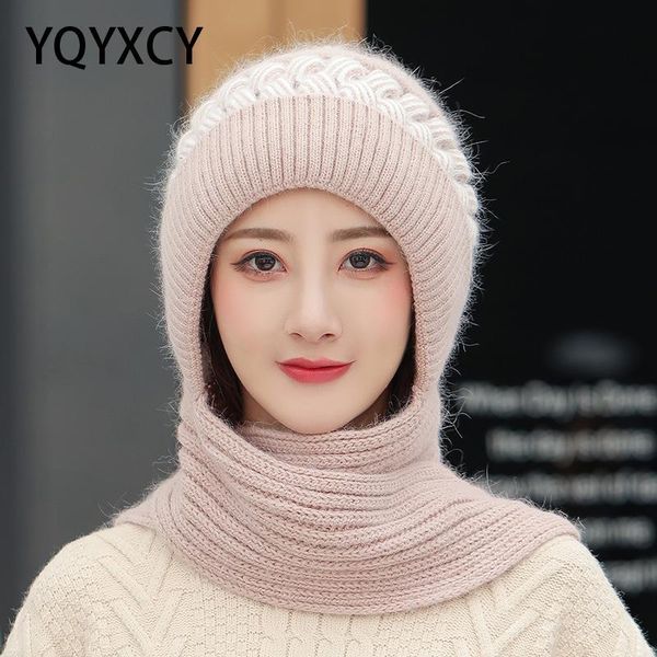 yqyxcy winter hats for women beanie with bib scarf fur knitted plush velvet thickened warm bonnet femme ear protection, Blue;gray
yqyxcy winter hats for women beanie with bib scarf fur knitted plush velvet thickened warm bonnet femme ear protection, Blue;gray