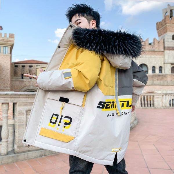 2020 new winter of men cotton coat long section beautiful youth trend camouflage casual clothes jacket carrying gout m6hq, Black
2020 new winter of men cotton coat long section beautiful youth trend camouflage casual clothes jacket carrying gout m6hq, Black